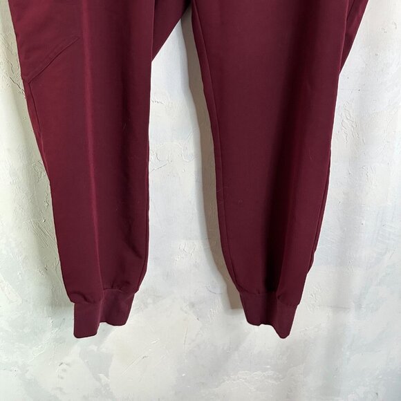 FIGS Women’s Technical Collection Burgundy Scrub Jogging Maternity Pants Large - Picture 5 of 15